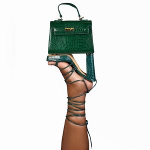 Chunky platform heels